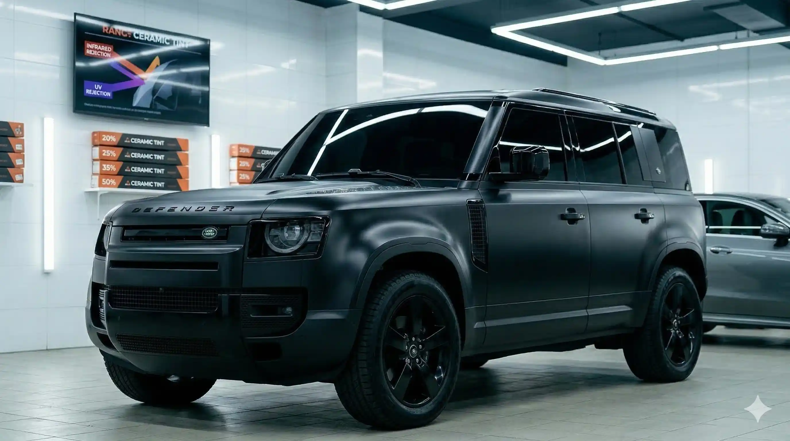 3M nano ceramic window tint film installation Dubai